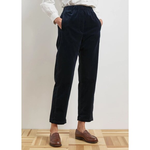 AIMÉ London Navy Abel Corduroy Trouser Straight Pants Size 40 - 26619 - Picture 2 of 13